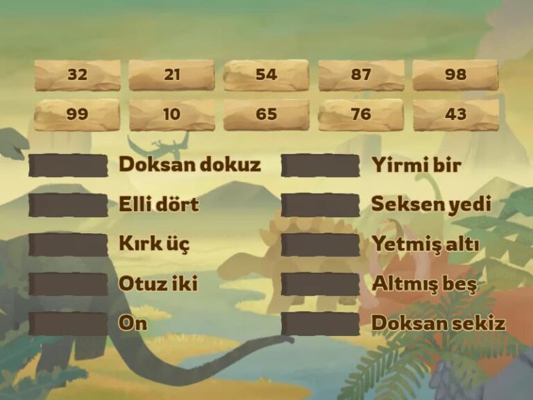 2. Sınıf İki Basamaklı Sayılar ve Okunuşları