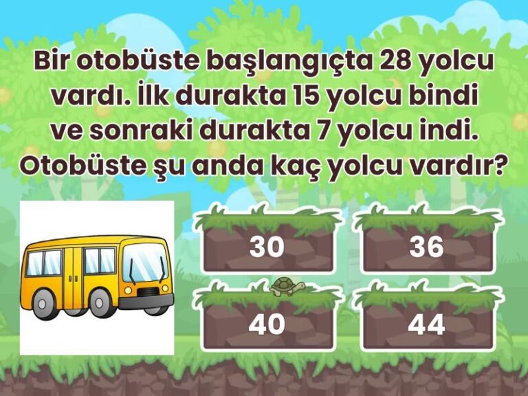 3. Sınıf Dört işlem problemleri