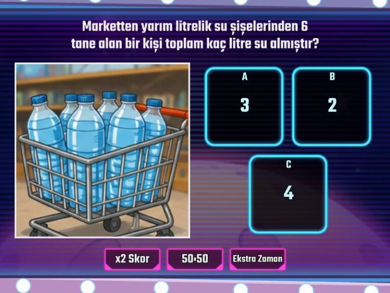 3. Sınıf Sıvı Ölçme Problemleri
