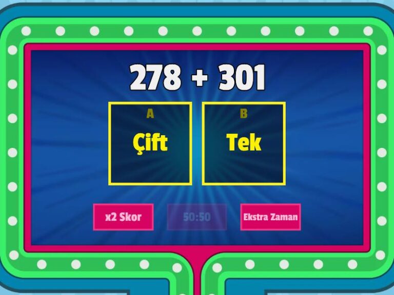 3. Sınıf Tek ve çift sayıların toplamları