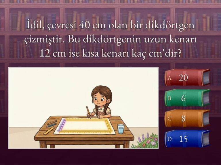4. Sınıf Çevre Problem Çözme