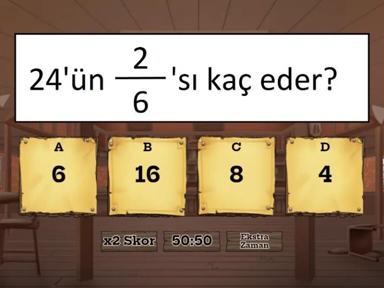 4. Sınıf Bir çokluğun basit kesir kadarını bulma