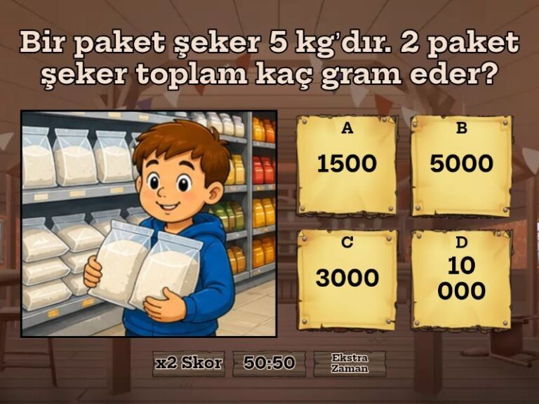 4. Sınıf Tartma Problemleri