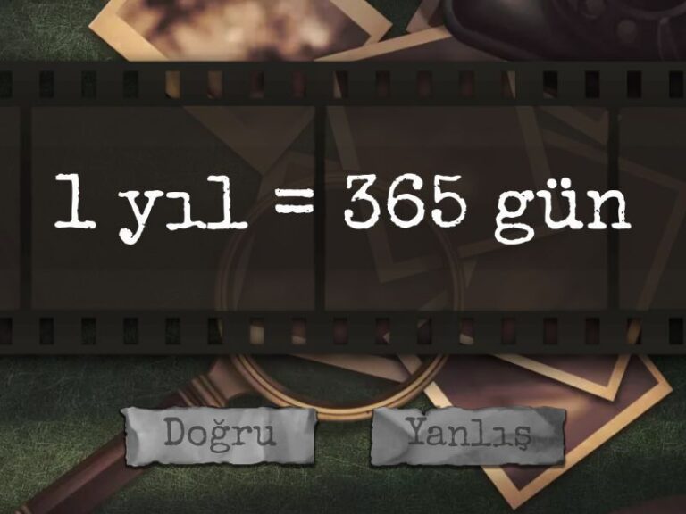 4. Sınıf Yıl-Ay-Hafta ve Ay-Hafta-Gün Arasındaki İlişkiler